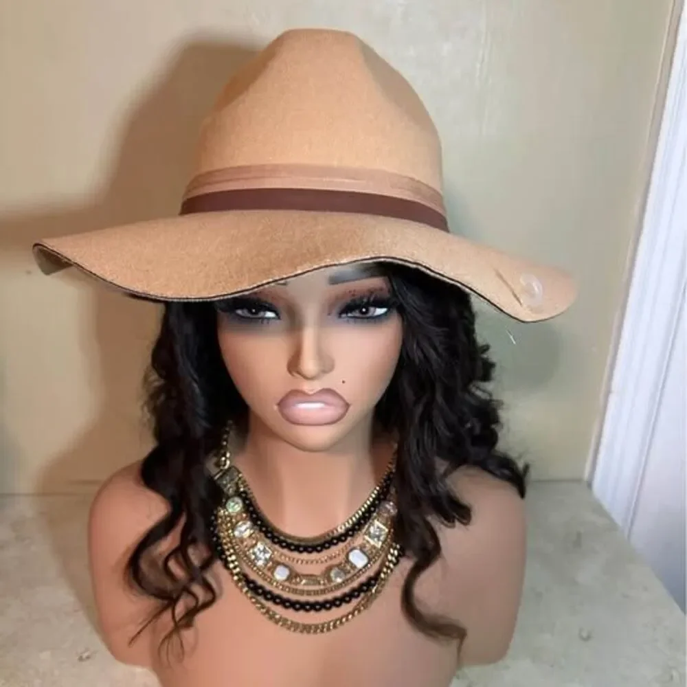 NEW Torrid Women’s Camel Fedora Style Floppy Wide Brim Hat